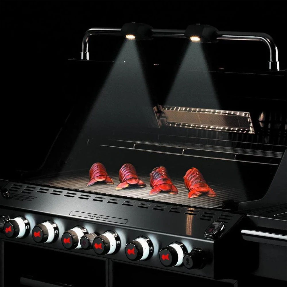 Weber Grills Summit E-670 Propane Gas Grill With Rotisserie, Sear Burner & Side Burner - Black 9 Weber Grills Summit E-670 Propane Gas Grill With Rotisserie, Sear Burner & Side Burner - Black - Image 7