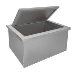 Wildfire 18-Inch Stainless Steel Drop-In Ice Bin Cooler With Lid