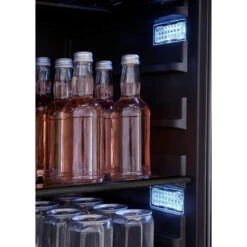 Zephyr Presrv 24-Inch 5.6 Cu. Ft. Outdoor Rated Beverage Cooler With Locking Door -Kitchen BBQ Sale Zephyr Presrv 24 Inch 5 6 Cu Ft Outdoor Rated Beverage Cooler with Locking Door Lights