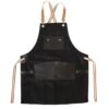 The Apres Supply Co. The Premium Grill Master BBQ Apron - Waxed Recycled Cotton With Leather Trim -Kitchen BBQ Sale apres supply co premium grillmaster
