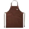 The Apres Supply Co. The Pizza Master BBQ Apron - Waxed Recycled Cotton With Leather Trim -Kitchen BBQ Sale apres supply co premium pizzamaster