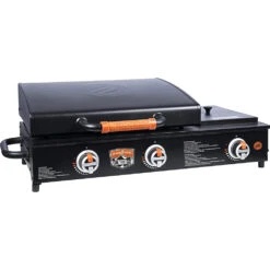 Blackstone Griddle On The Go 22-Inch 2-Burner Tabletop Propane Gas Commercial Style Flat Top Griddle Rangetop Combo With Hood 9 Blackstone Griddle On The Go 22-Inch 2-Burner Tabletop Propane Gas Commercial Style Flat Top Griddle Rangetop Combo With Hood -Kitchen BBQ Sale blackstone 1860 hood closed