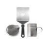 Blackstone Griddle 3-Piece Press & Sear Burger Kit With Burger Press, Spatula, & Spice Dredge -Kitchen BBQ Sale blackstone 3 piece professional hamburger kit
