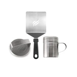 Blackstone Griddle 3-Piece Press & Sear Burger Kit With Burger Press, Spatula, & Spice Dredge
