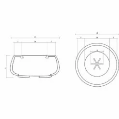 Prism Hardscapes Dune 42-Inch Round 65,000 BTU Natural Gas Fire Pit Bowl - Cafe -Kitchen BBQ Sale dune spec sheet