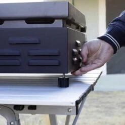 Camp Chef VersaTop 14-Inch Portable Flat Top Propane Gas Grill System With Griddle -Kitchen BBQ Sale ftg250