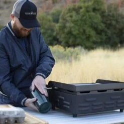 Camp Chef VersaTop 14-Inch Portable Flat Top Propane Gas Grill System With Griddle -Kitchen BBQ Sale ftg250 1602