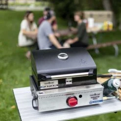 Camp Chef VersaTop 14-Inch Portable Flat Top Propane Gas Grill System With Griddle -Kitchen BBQ Sale ftg250 1735
