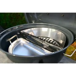 SNS Grills Mini Drip 'N Roast Pan Stainless - Fits Weber 18-Inch Kettle Grills -Kitchen BBQ Sale sns grills mini drip pan 2