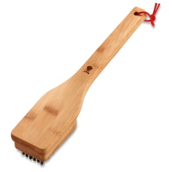 Weber Grills 12-inch Bamboo Grill Brush -Kitchen BBQ Sale weber bamboo grill brush backside view