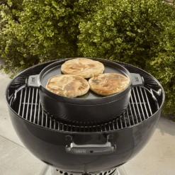 Weber Grills Dutch Oven Duo 7.25 Quart Cast Iron 12 Weber Grills Dutch Oven Duo 7.25 Quart Cast Iron -Kitchen BBQ Sale weber dutch oven duo lifestyle 2