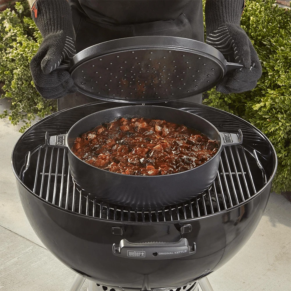 Weber Grills Dutch Oven Duo 7.25 Quart Cast Iron 8 Weber Grills Dutch Oven Duo 7.25 Quart Cast Iron - Image 6