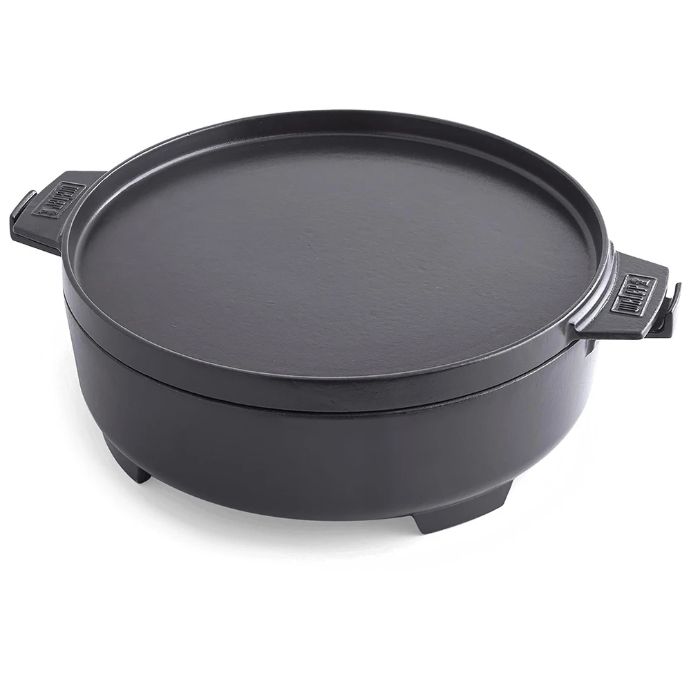 Weber Grills Dutch Oven Duo 7.25 Quart Cast Iron 3 Weber Grills Dutch Oven Duo 7.25 Quart Cast Iron