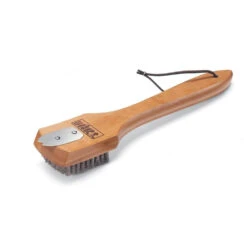 Weber Grills Bamboo Grill Brush & Scraper With 12-Inch Handle