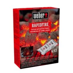 Weber Grills 12-Piece Rapidfire Fire Starters -Kitchen BBQ Sale weber grills 12 piece rapidfire fire starters 3