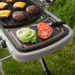 Weber Grills Traveler Reversible Prep And Serve Board 11 Weber Grills Traveler Reversible Prep And Serve Board -Kitchen BBQ Sale weber grills traveler reversible board slicing veggies